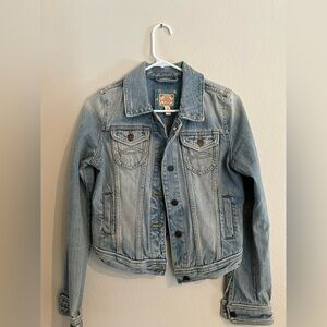 Vintage Abercrombie Light Blue Denim Jacket